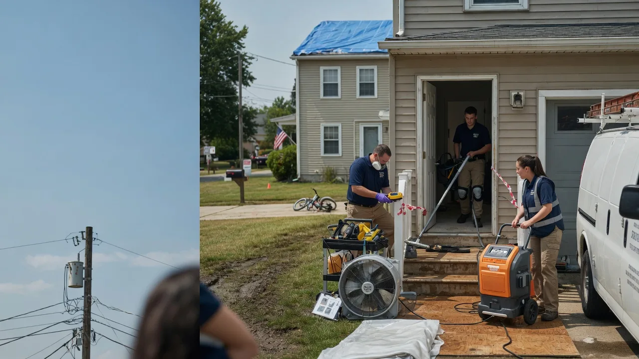 Water Damage Repair in Hartsville, IN near me